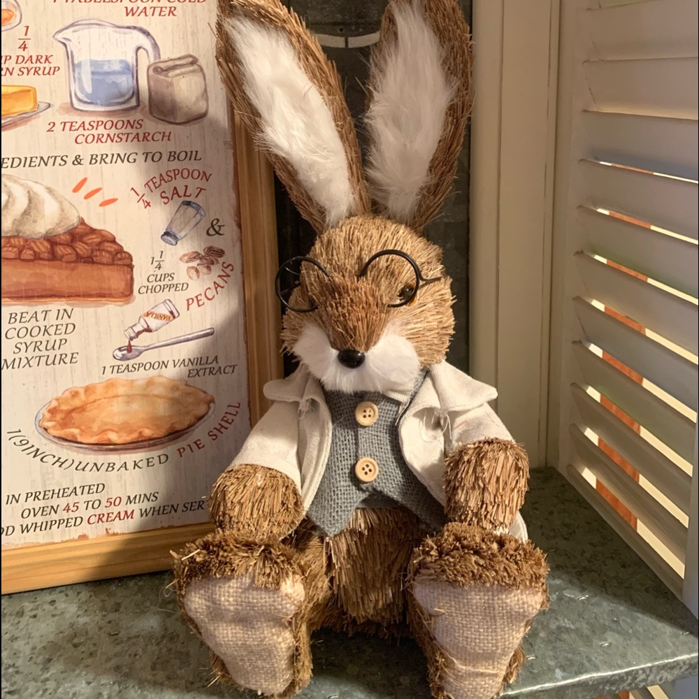 14 inch Adorable Rabbit Decor Accent